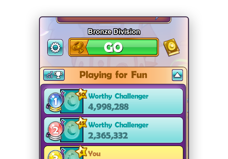 brainCloud Leaderboard Divisions