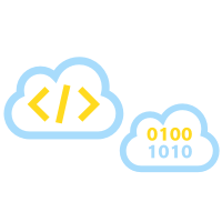 brainCloud Cloud Code & Cloud Data Icon - V2 - Light
